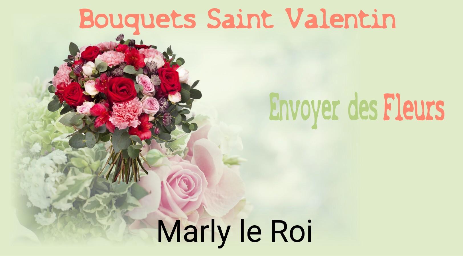 Roses de Saint-Valentin livrées à Marly-le-Roi